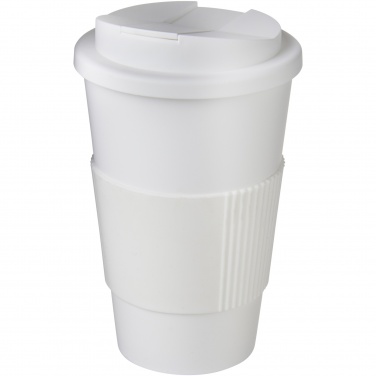 Logotrade liikelahjat mainoslahjat tuotekuva: Americano® 350 ml muki, läikyttämätön kansi, grippi